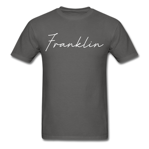 Franklin County Cursive T-Shirt - charcoal