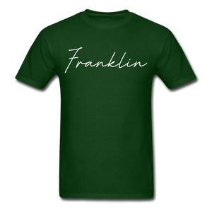 Franklin County Cursive T-Shirt - forest green