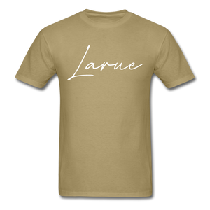 Larue County Cursive T-Shirt - khaki