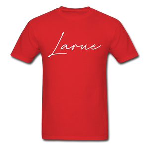 Larue County Cursive T-Shirt - red