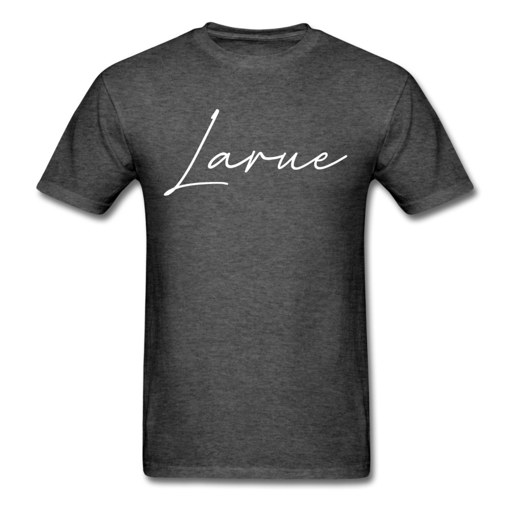 Larue County Cursive T-Shirt - heather black