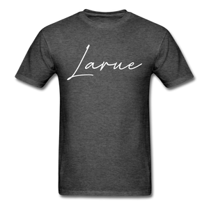 Larue County Cursive T-Shirt - heather black