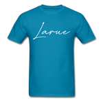 Larue County Cursive T-Shirt - turquoise