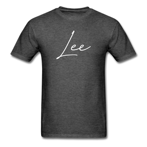 Lee County Cursive T-Shirt - heather black