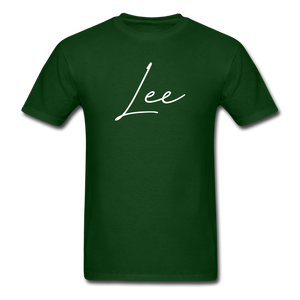 Lee County Cursive T-Shirt - forest green