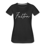 Fulton County Cursive Women's T-Shirt - black