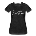 Fulton County Cursive Women's T-Shirt - charcoal gray