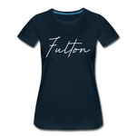 Fulton County Cursive Women's T-Shirt - deep navy