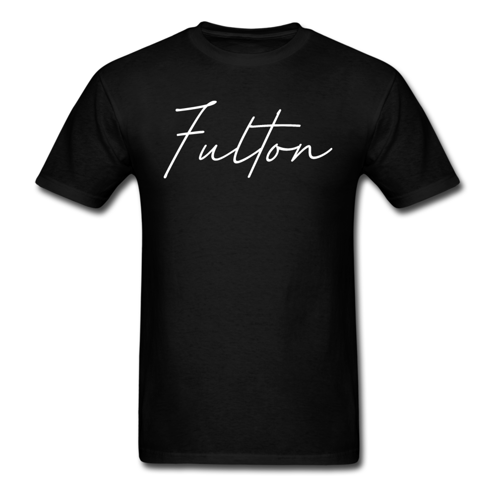 Fulton County Cursive T-Shirt - black