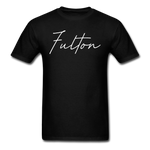 Fulton County Cursive T-Shirt - black