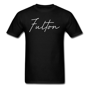 Fulton County Cursive T-Shirt - black