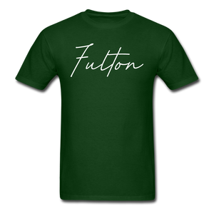 Fulton County Cursive T-Shirt - forest green