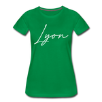 Lyon County Cursive Women's T-Shirt - kelly green