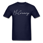McCreary County Cursive T-Shirt - navy