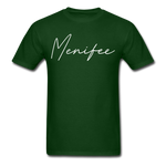 Menifee County Cursive T-Shirt - forest green