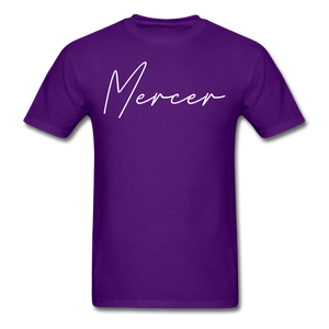 Mercer County Cursive T-Shirt - purple