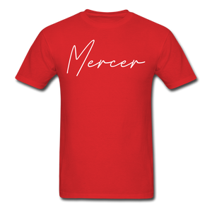 Mercer County Cursive T-Shirt - red