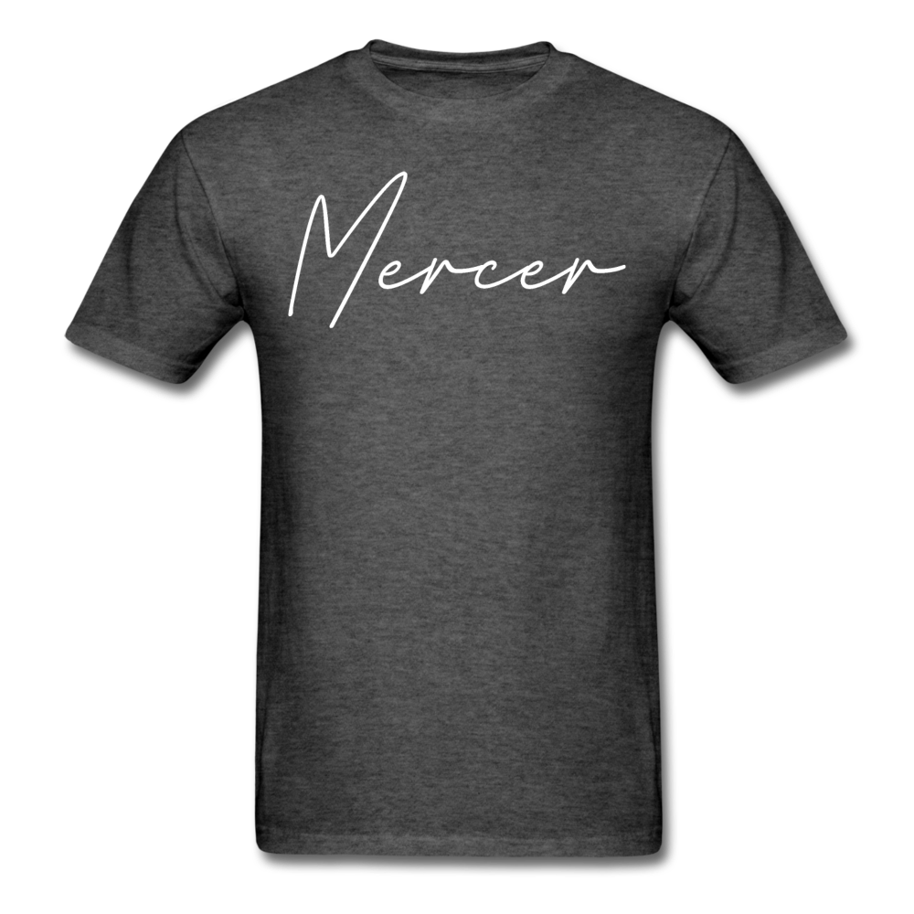 Mercer County Cursive T-Shirt - heather black