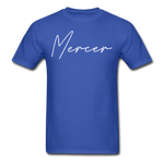 Mercer County Cursive T-Shirt - royal blue