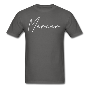 Mercer County Cursive T-Shirt - charcoal