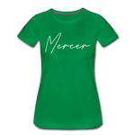 Mercer County Cursive Women's T-Shirt - kelly green