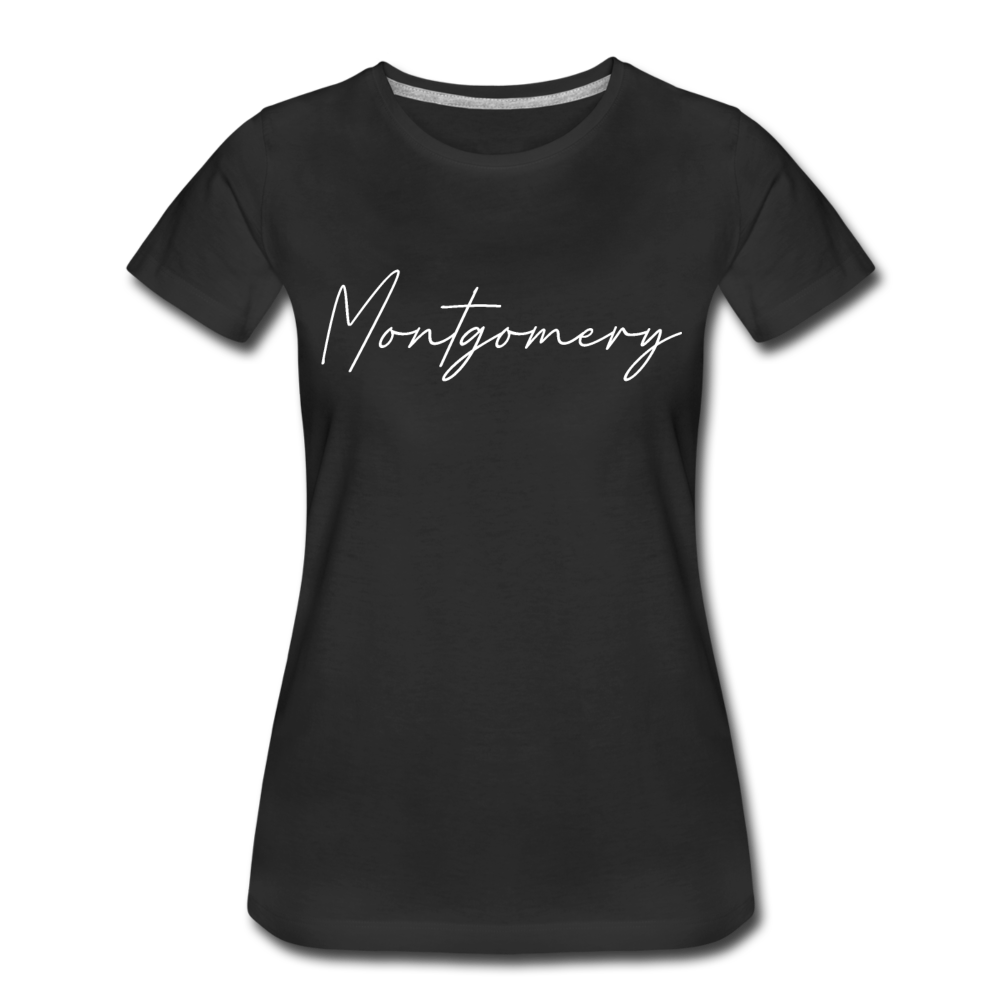 Montgomery County Cursive Women's T-Shirt - black