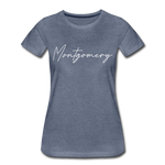 Montgomery County Cursive Women's T-Shirt - heather blue