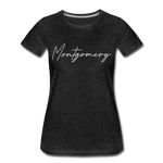 Montgomery County Cursive Women's T-Shirt - charcoal gray