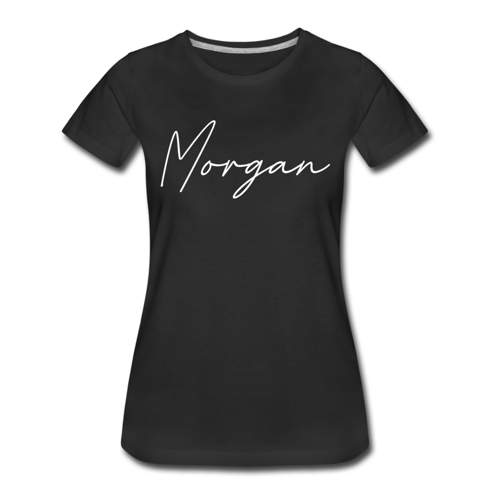 Morgan County Cursive Women's T-Shirt - black