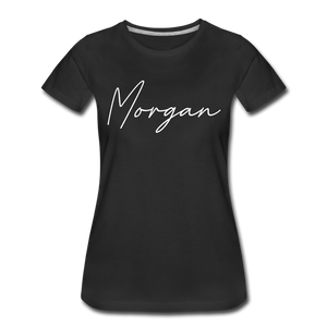 Morgan County Cursive Women's T-Shirt - black