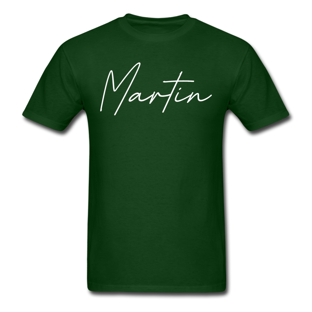 Martin County Cursive T-Shirt - forest green