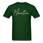 Martin County Cursive T-Shirt - forest green