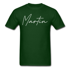 Martin County Cursive T-Shirt - forest green