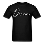 Owen County Cursive T-Shirt - black