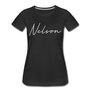 Nelson County Cursive Women's T-Shirt - black