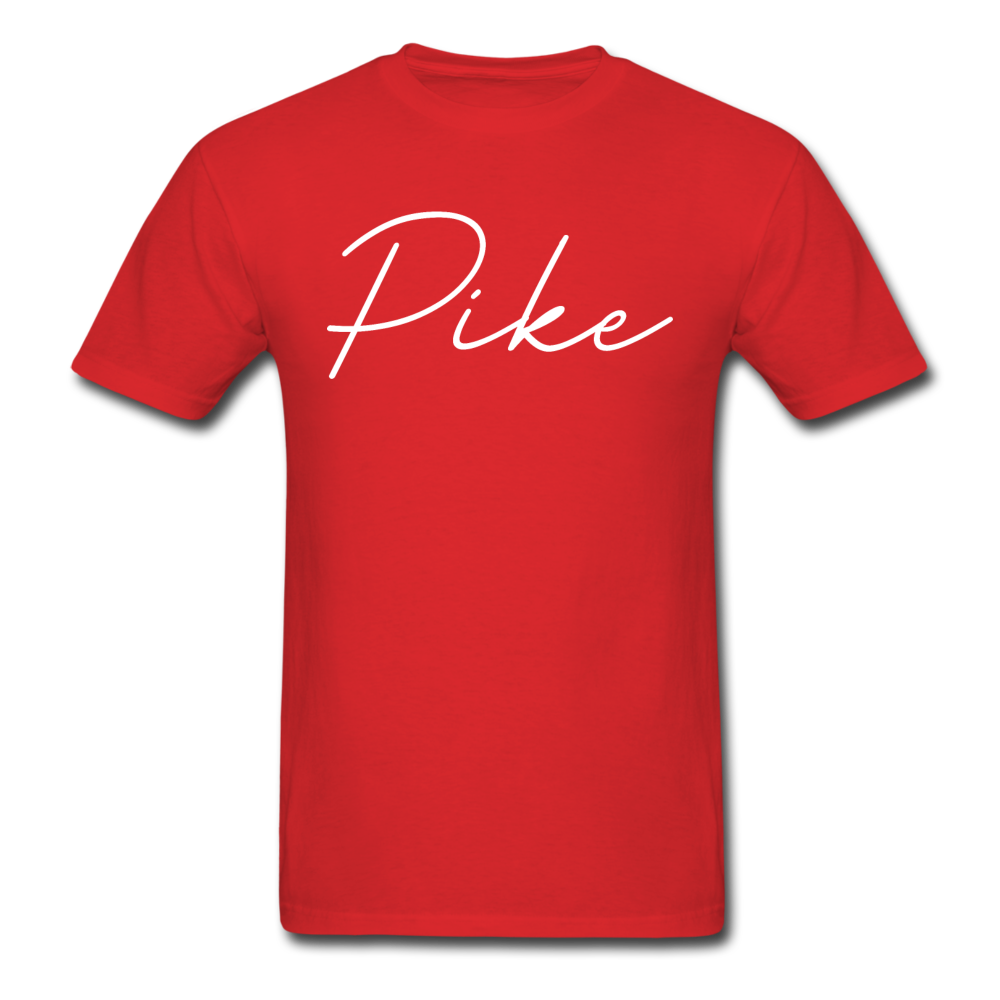 Pike County Cursive T-Shirt - red
