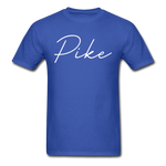 Pike County Cursive T-Shirt - royal blue