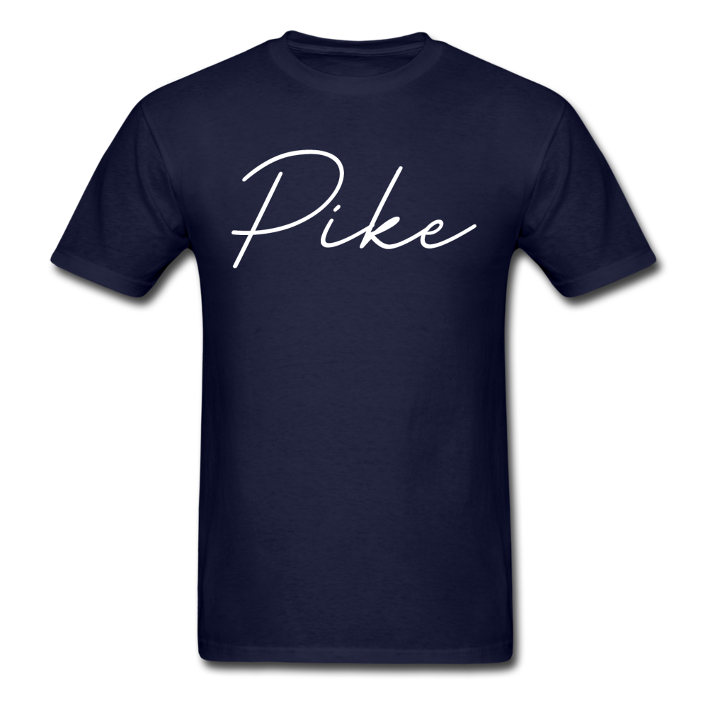 Pike County Cursive T-Shirt - navy