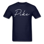 Pike County Cursive T-Shirt - navy