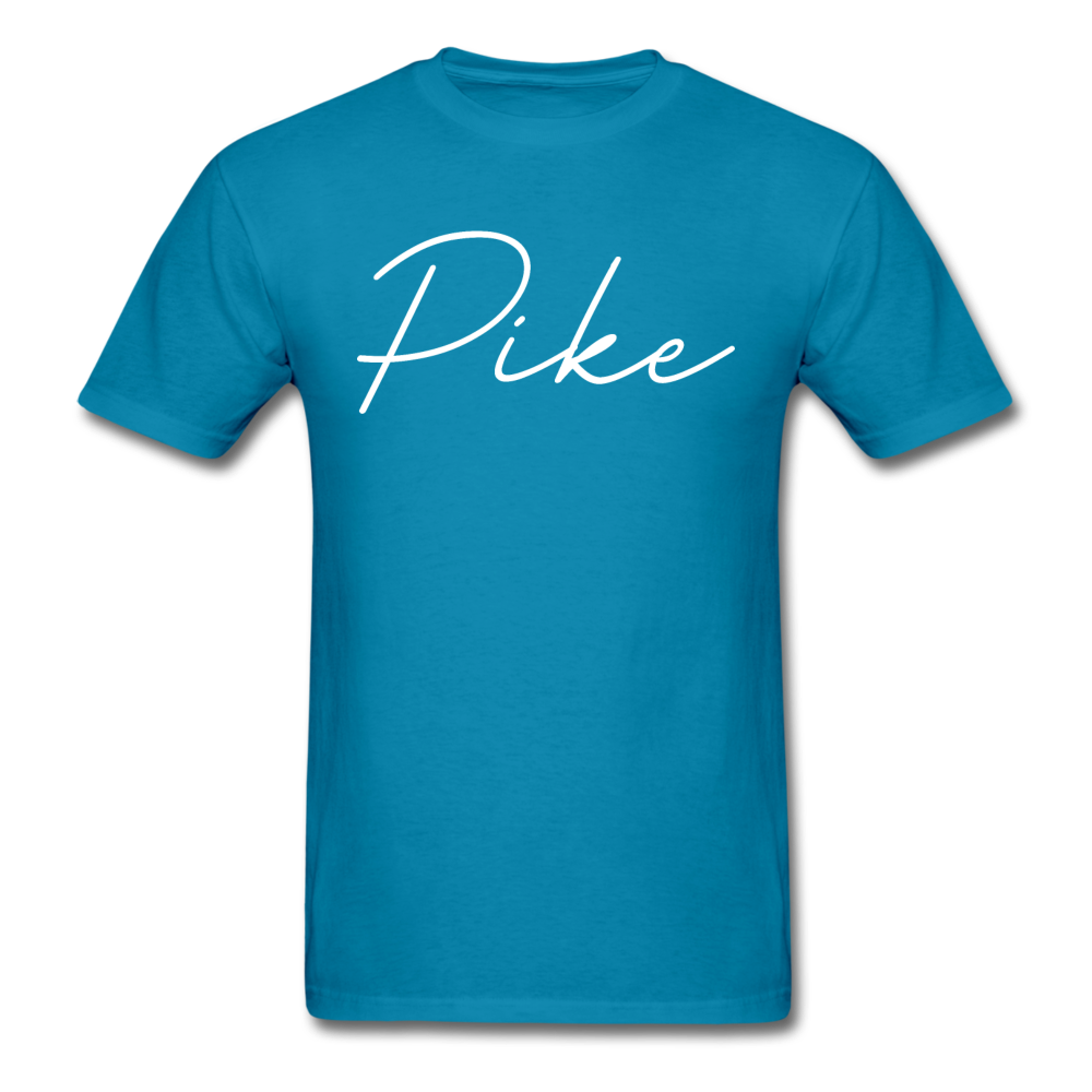 Pike County Cursive T-Shirt - turquoise