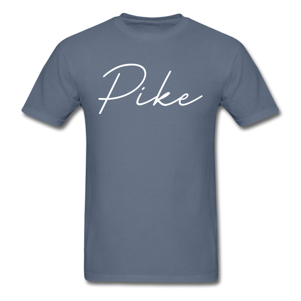 Pike County Cursive T-Shirt - denim