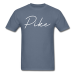 Pike County Cursive T-Shirt - denim