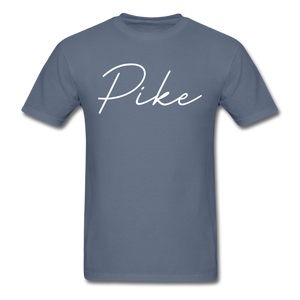 Pike County Cursive T-Shirt - denim