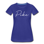 Pike County Cursive Women's T-Shirt - royal blue