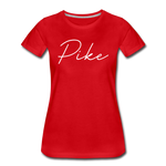 Pike County Cursive Women's T-Shirt - red