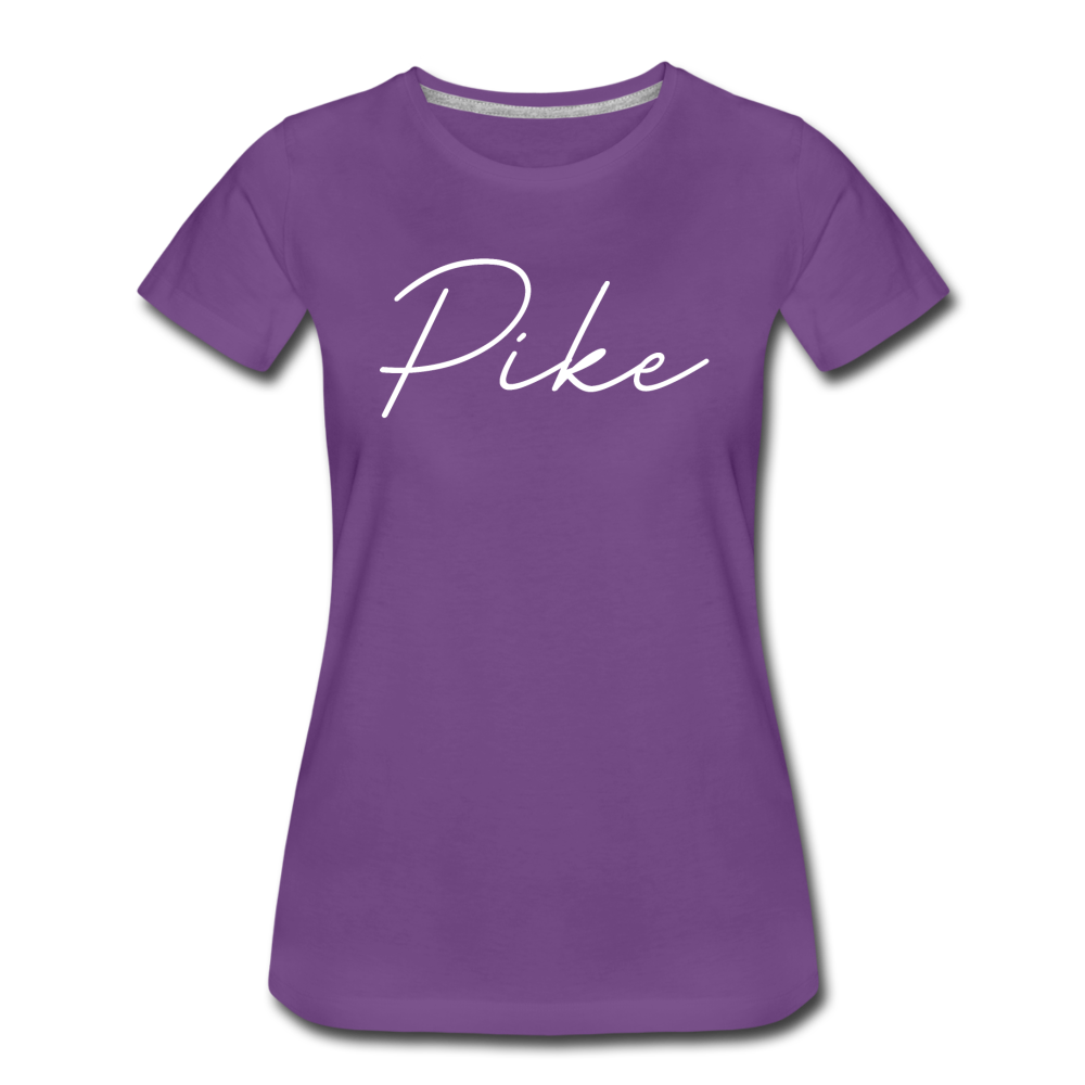 Pike County Cursive Women's T-Shirt - purple