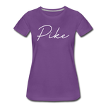 Pike County Cursive Women's T-Shirt - purple