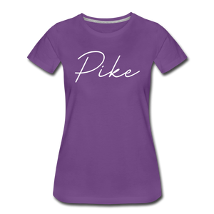 Pike County Cursive Women's T-Shirt - purple