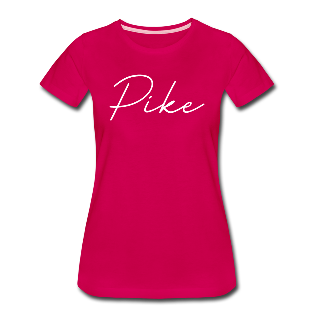 Pike County Cursive Women's T-Shirt - dark pink