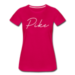 Pike County Cursive Women's T-Shirt - dark pink